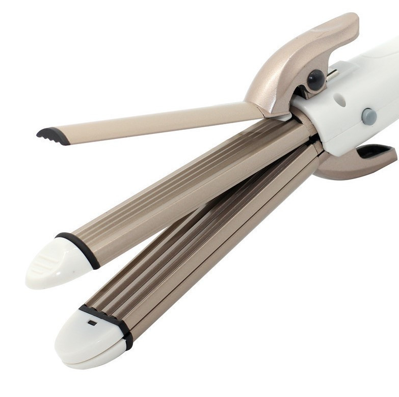 Керамічна плойка Gemei GM 2962 Прикореневе гофре | Праска 3 в 1 - мініатюра 3