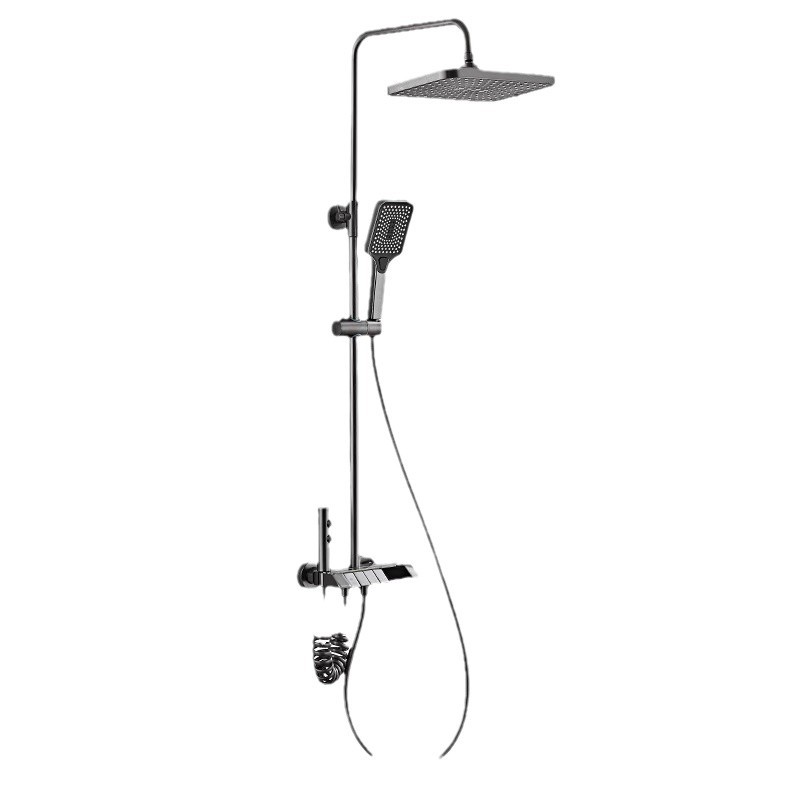 Душова система «Тропік-Комфорт» з тропічним душем, лійкою та гігієнічним душем ∙ Багатофункціональний душ для ванної (3562) - мініатюра 2