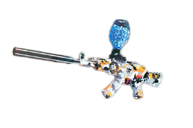 Дитячий іграшковий автомат стріляючий орбізами GUN TOYS WH10 Орбібольний кулемет - пістолет з гелевими кульками