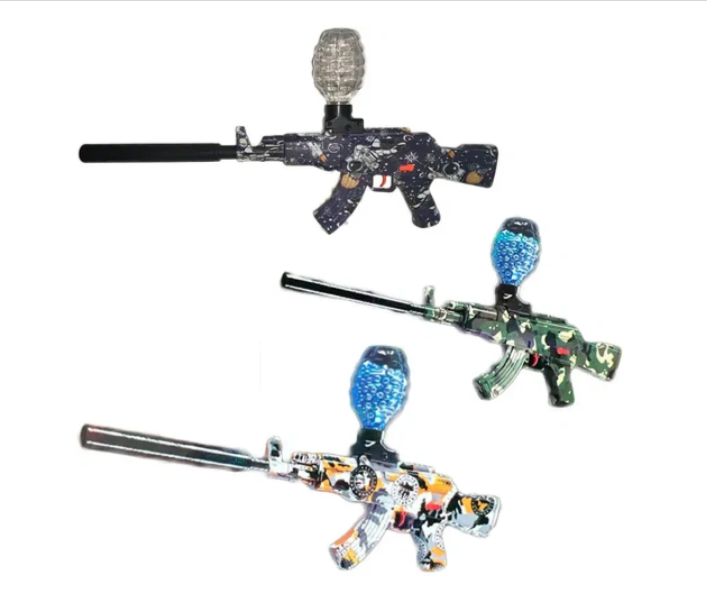 Дитячий іграшковий автомат стріляючий орбізами GUN TOYS WH10 Орбібольний кулемет - пістолет з гелевими кульками - мініатюра 2