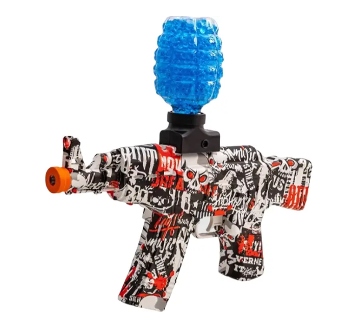 Дитячий іграшковий автомат стріляючий орбізами GUN TOYS WH10 Орбібольний кулемет - пістолет з гелевими кульками - мініатюра 5