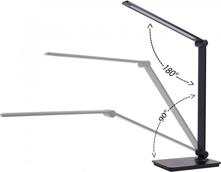 Настільна смарт лампа НА-85 з акумулятором, бездротовою зарядкою та сенсорним керуванням - мініатюра 5