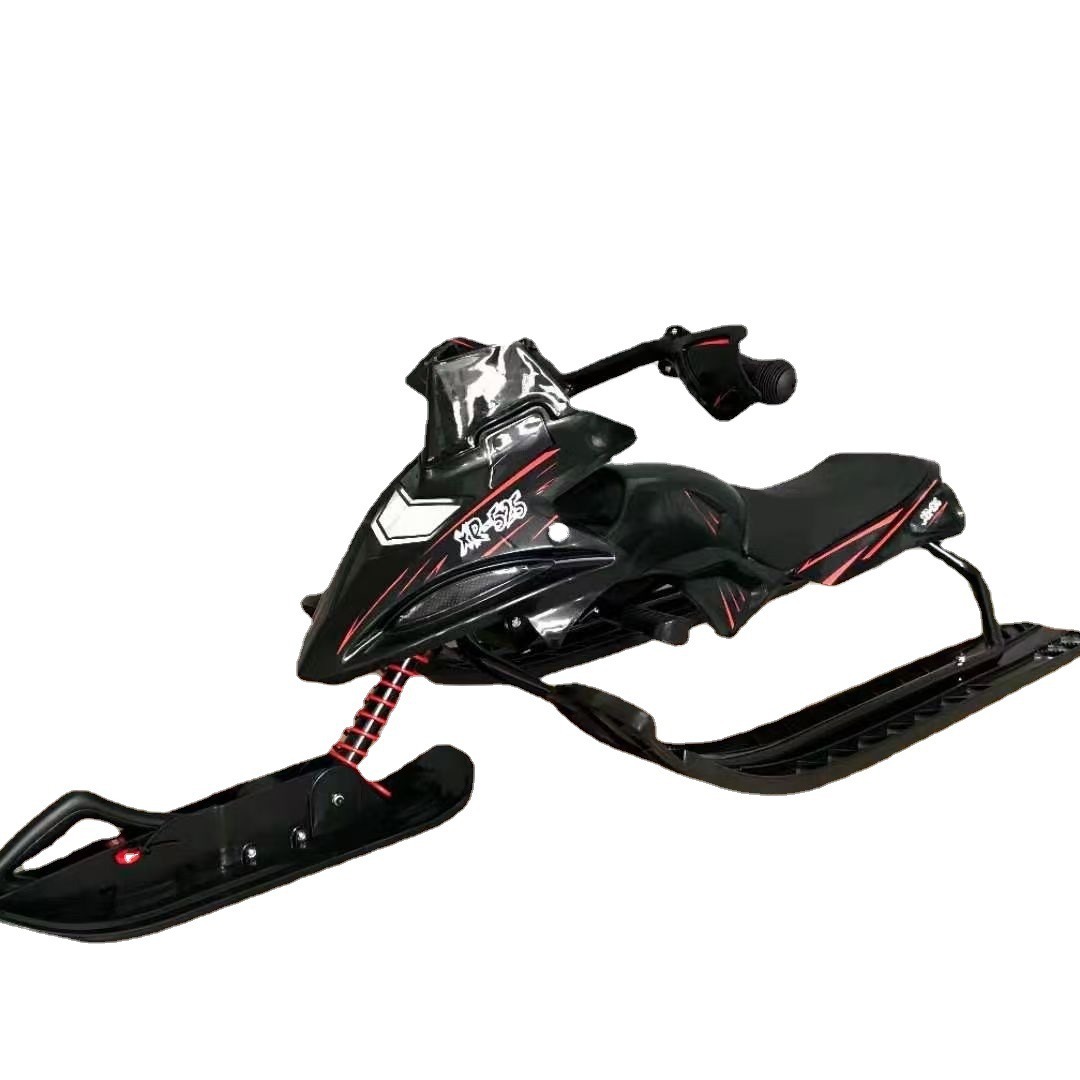 Дитячі санки - снігокат Snow Racer до 80 кг · Керовані сани з амортизацією, кермом та ножним гальмом