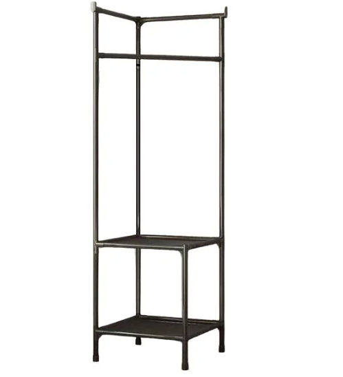 Кутова підлогова вішалка-стелаж Corner rack ∙ Стійка з поперечиною для вішалок до передпокою - мініатюра 3