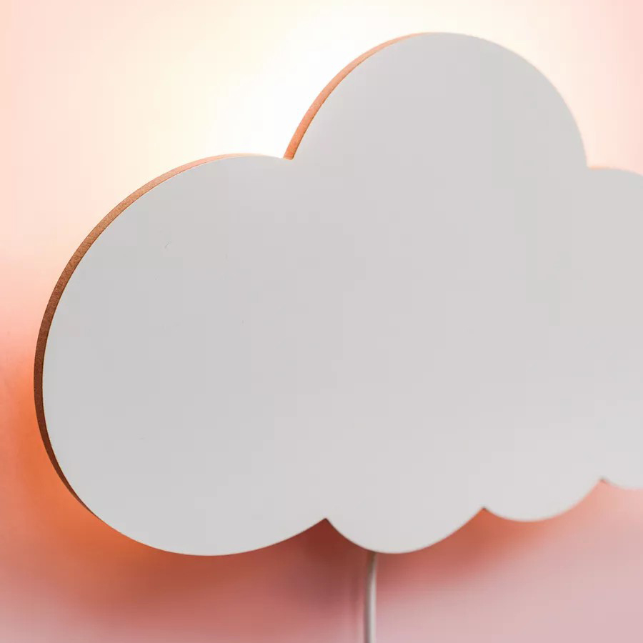 Дитячий настінний світильник - нічник "Хмара" 16х25 см - мініатюра 3