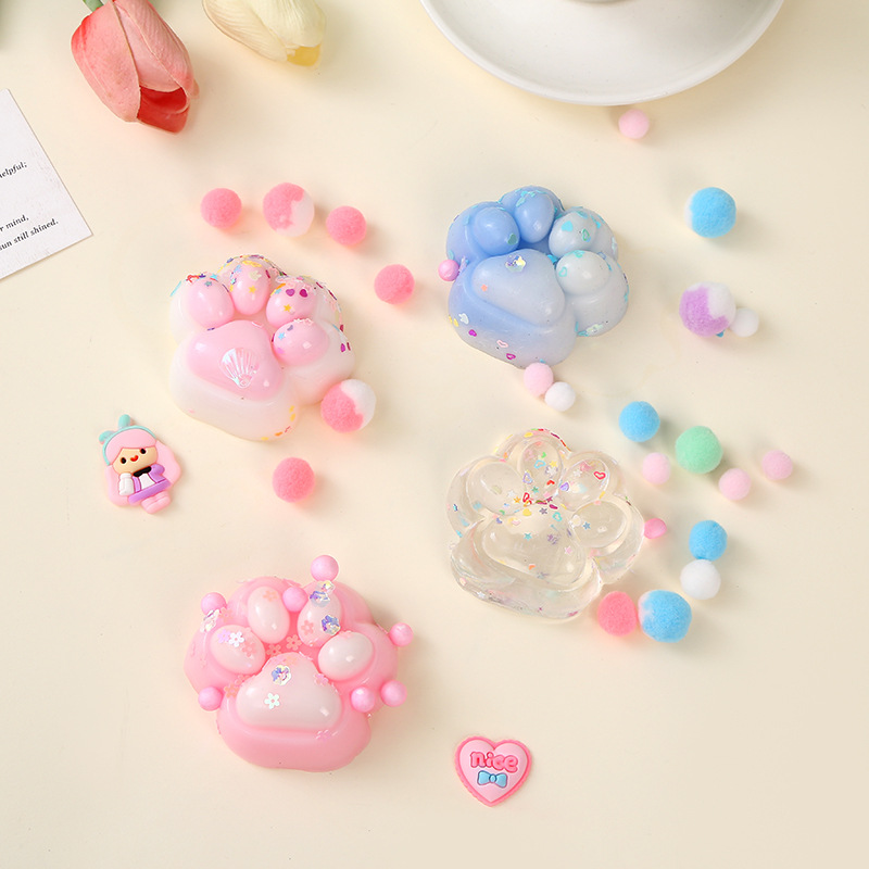 Антистрес іграшка Лапка котика Squish Cat Paw - мініатюра 4