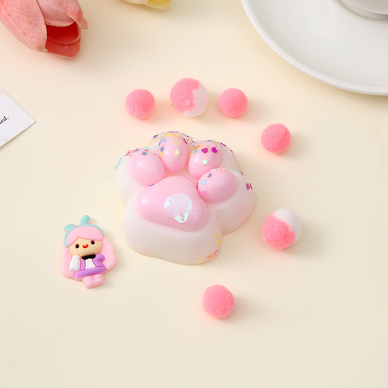 Антистрес іграшка Лапка котика Squish Cat Paw - мініатюра 5