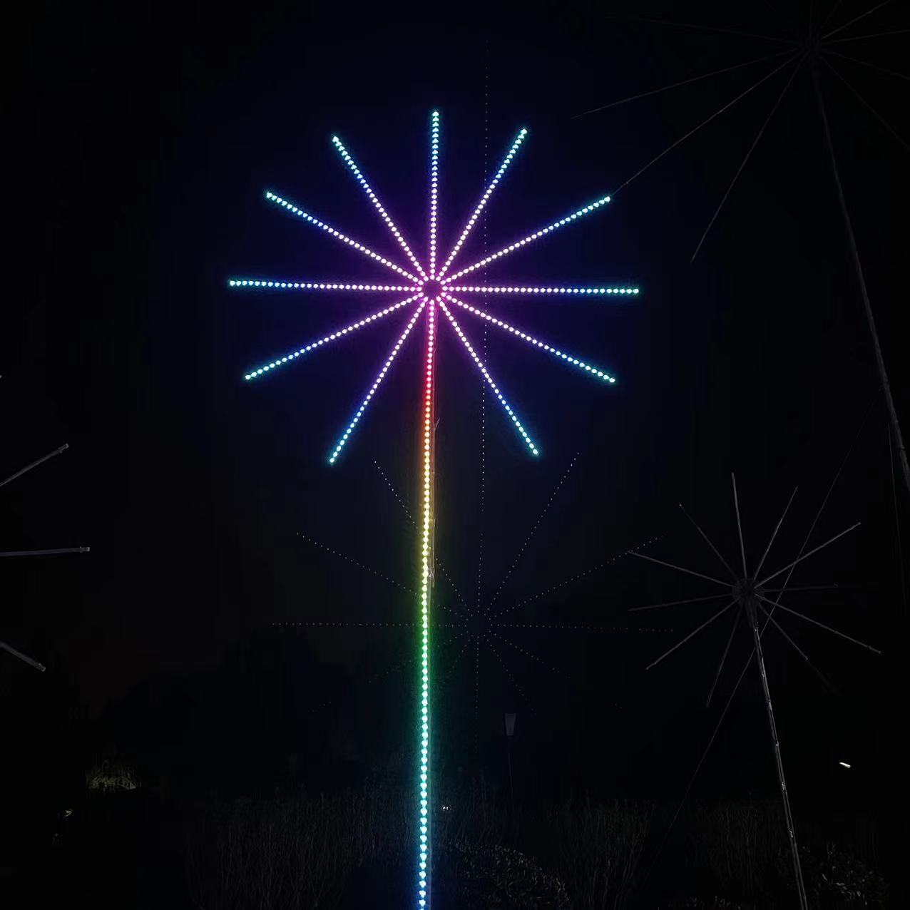 Ефектний світильник Феєрверк 28Key Kit BT ∙ Світломузика з пультом та Bluetooth - мініатюра 3