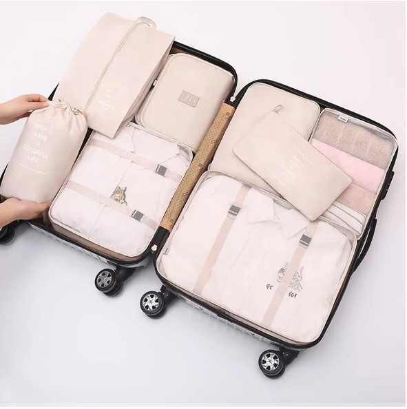 Комплект органайзерів для подорожей та зберігання 8 в 1 ∙ Великий дорожній набір сумок для взуття, одягу, косметики та аксесуарів, 8 шт. - мініатюра 6