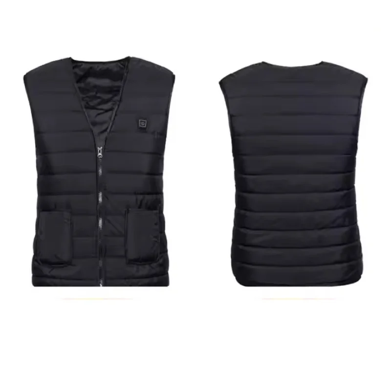 Смарт жилет з 3 режимами нагріву ∙ Жилет з USB підігрівом 9 зон ∙ Електрична термокуртка - мініатюра 4