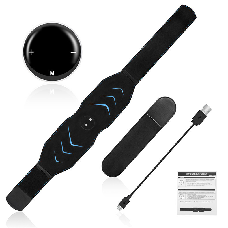 Міостимулятор для м'язів преса EMS+ Пояс – масажер з електроімпульсами - мініатюра 7