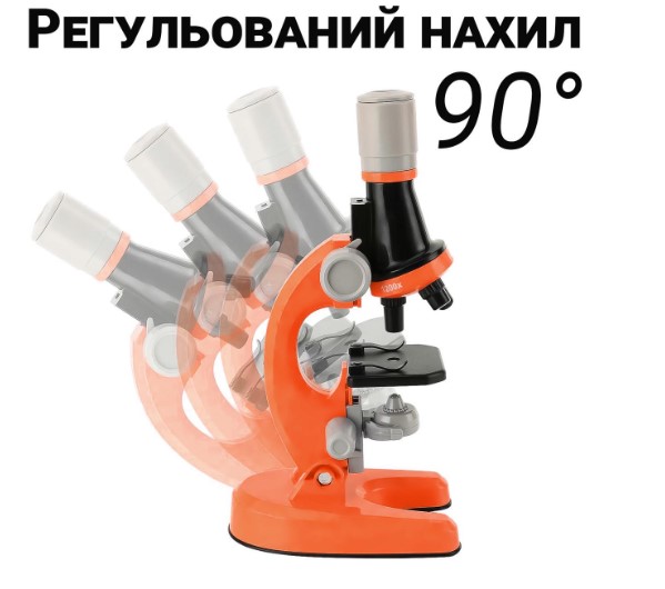 Дитячий мікроскоп з підсвічуванням та набором біологічних зразків ∙ Іграшковий мікроскоп з 3 рівнями збільшення - мініатюра 5