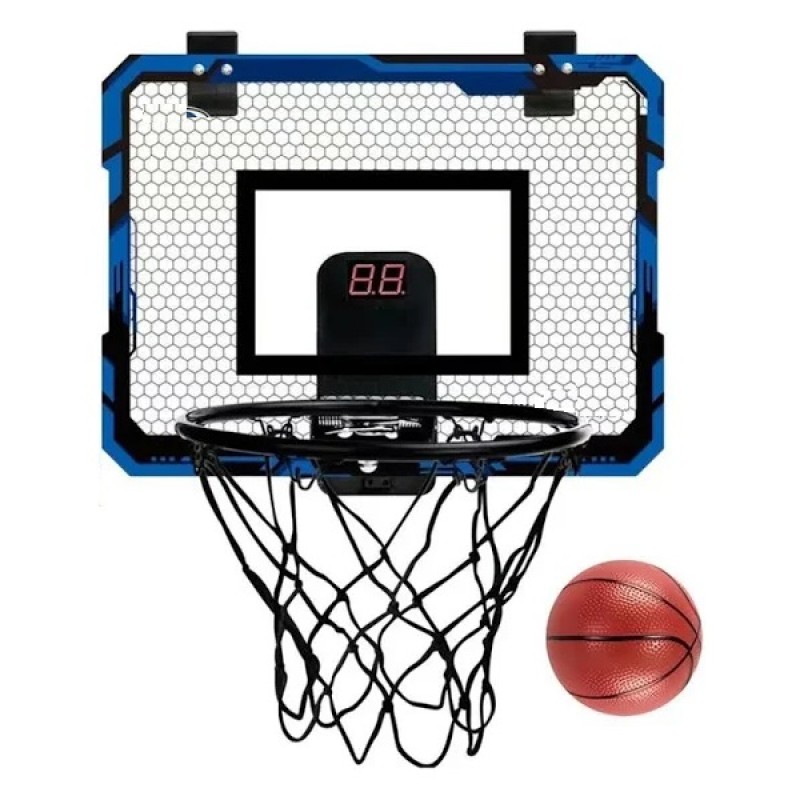 Баскетбольне кільце з електронним табло ∙ Дитячий набір для гри в баскетбол М'яч та Щит із кільцем зі звуковими ефектами
