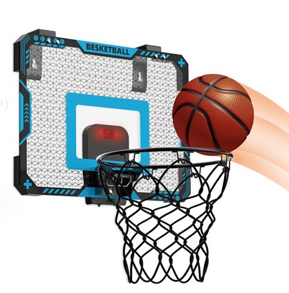 Баскетбольне кільце з електронним табло ∙ Дитячий набір для гри в баскетбол М'яч та Щит із кільцем зі звуковими ефектами - мініатюра 5