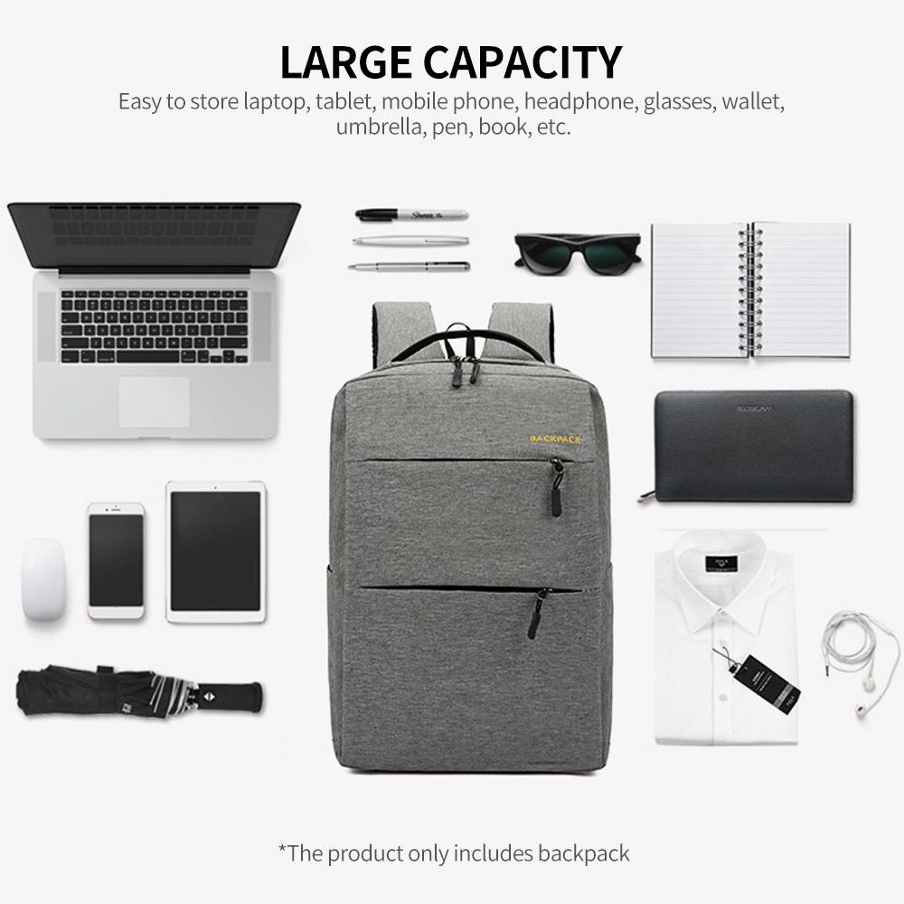 Рюкзак міський Backpack Комплект 3 в 1 місткий рюкзак для ноутбука з сумкою та гаманцем - мініатюра 4