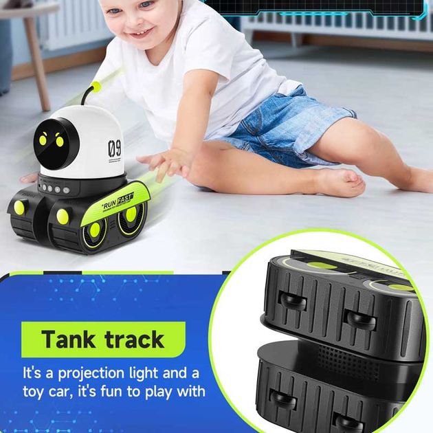 Нічник - проектор Droid E03 ∙ Дитячий бездротовий світильник з Bluetooth-колонкою з акумулятором 1200 мАг - мініатюра 5