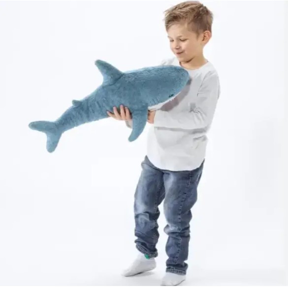 М'яка іграшка Акула 45см ∙ Дитяча плюшева іграшка-обнімашка Акула
