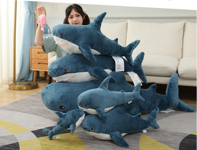 Дитяча м'яка іграшка Акула 140см ∙ Плюшева Акула-обнімашка - мініатюра 3