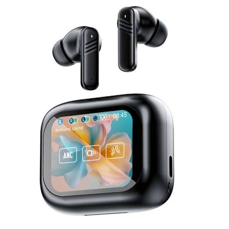 Бездротові навушники LX10 TWS Earbuds в зарядному кейсі з кольоровим LED дисплеєм