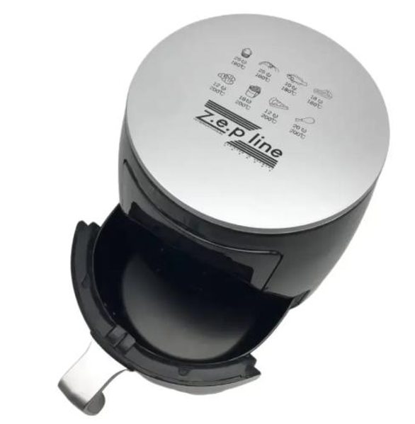 Фритюрниця електрична безмасляна Zepline ZP-085 3000W Аерофритниця аерогриль на 6 л з LED дисплеєм - мініатюра 5