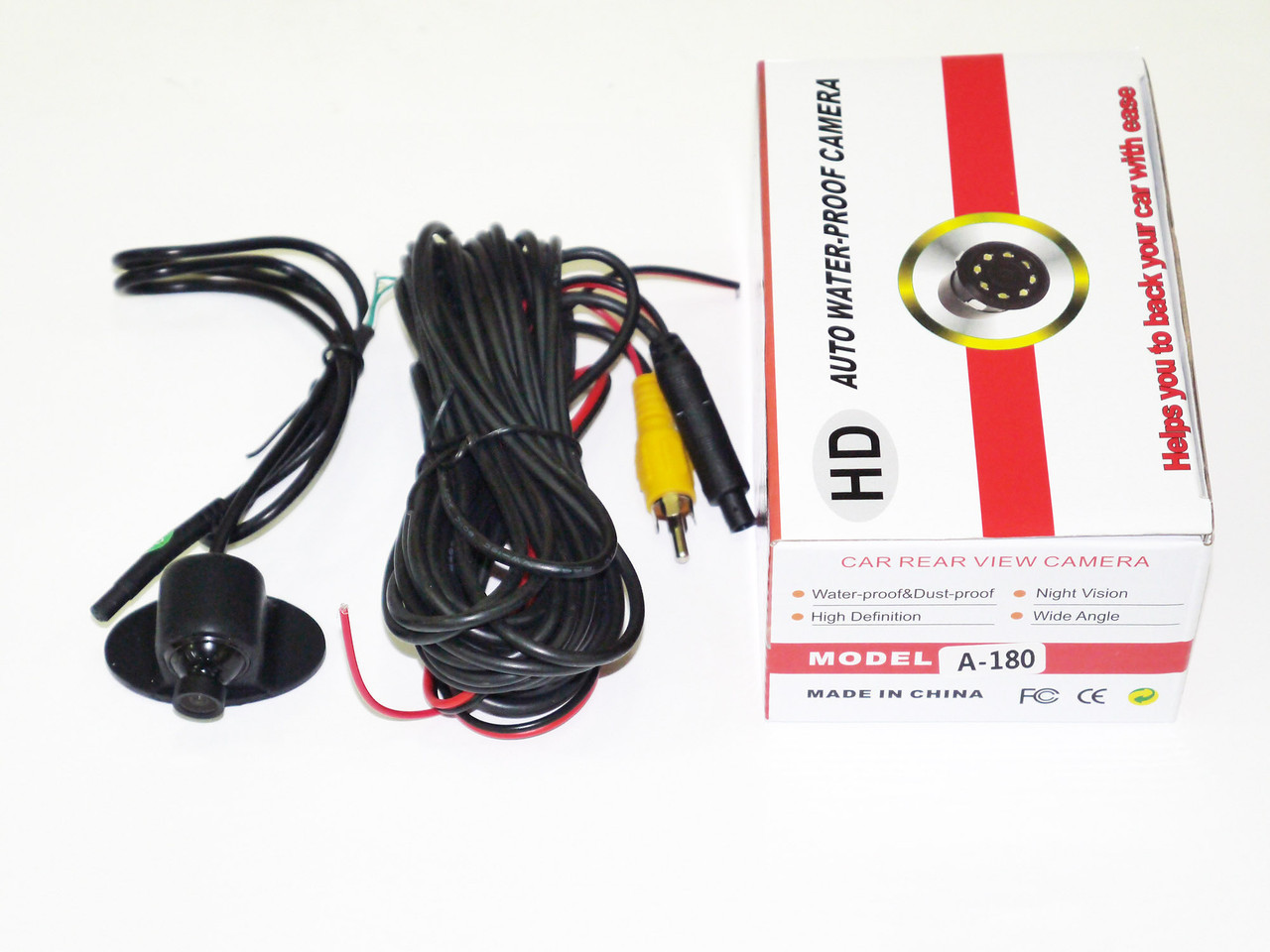 Універсальна камера заднього виду A-180 у прогумованому корпусі - мініатюра 5