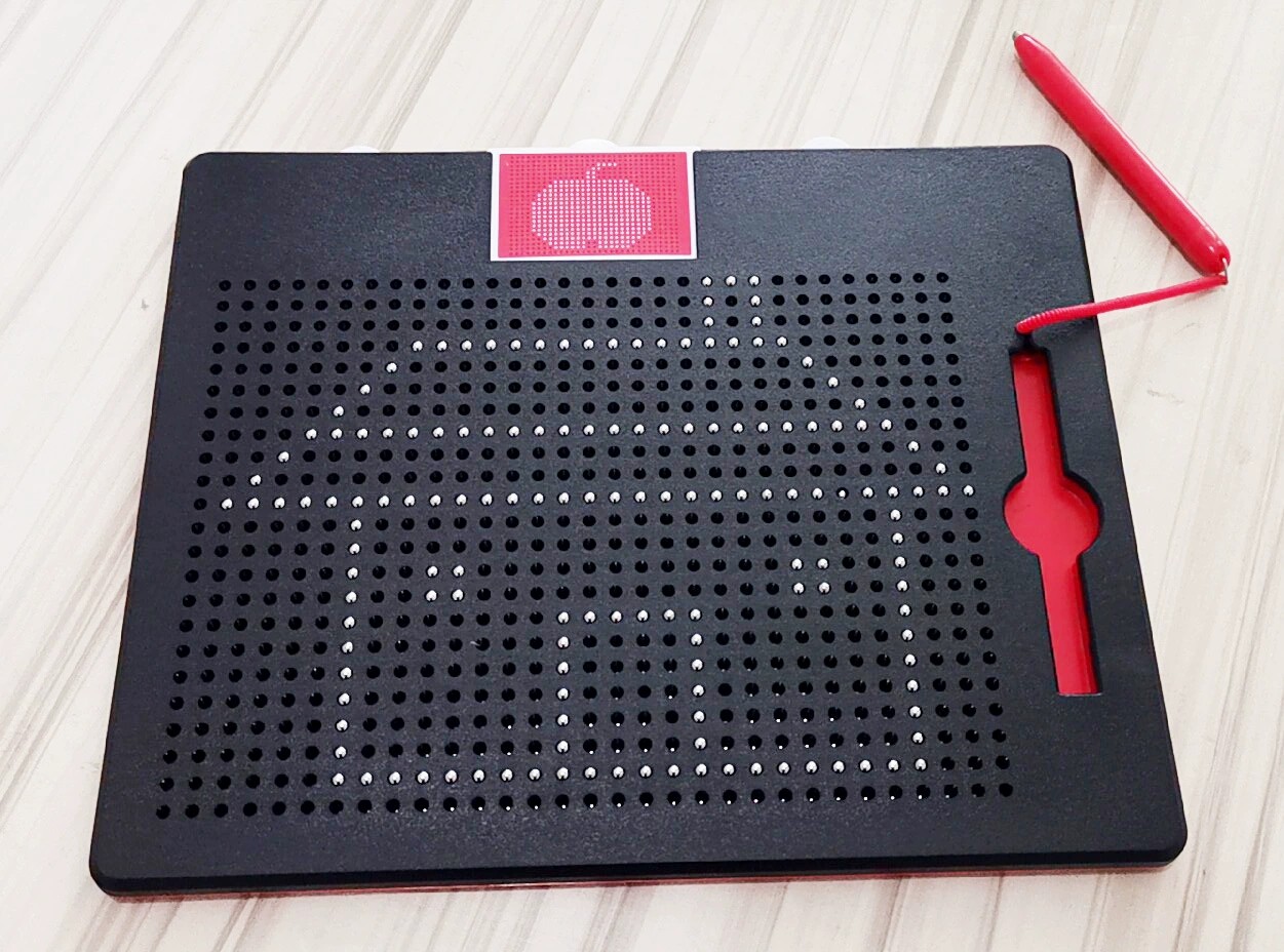 Магнітний планшет MagPad 1763-2 Дошка для малювання з 714 магнітних кульок зі стілусом