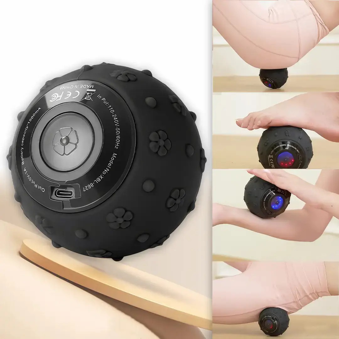 Масажер віброкуля, 9 см · Масажер на акумуляторі · 5 режимів масажу для тіла /16992