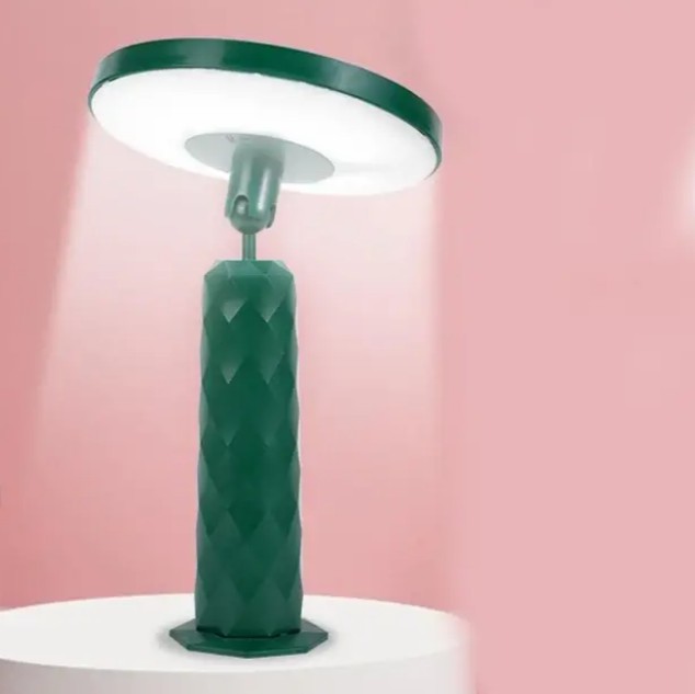 Дзеркало – нічник настільний з LED підсвіткою на акумуляторі 1200 mAh · Кругле дзеркало для макіяжу /17001