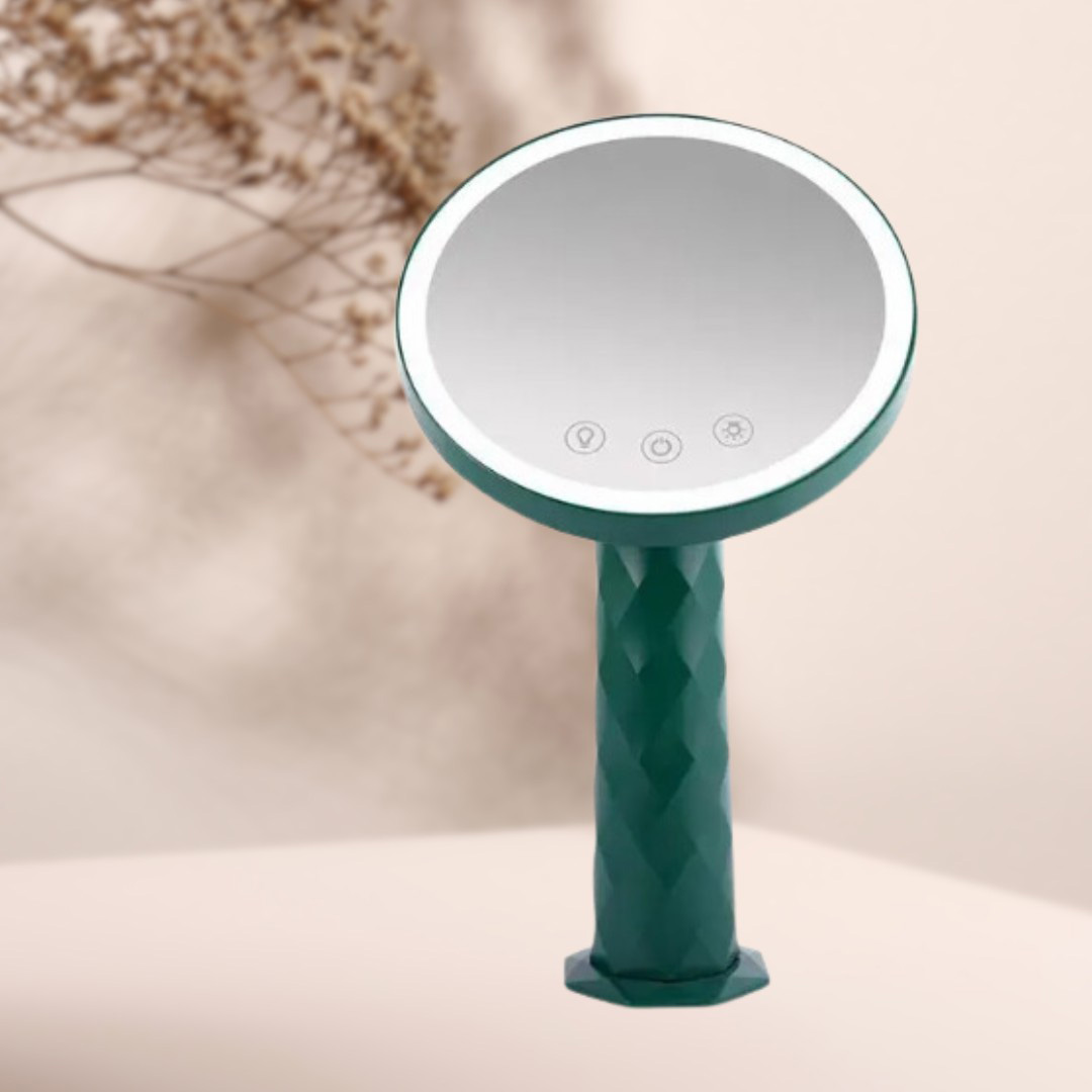Дзеркало – нічник настільний з LED підсвіткою на акумуляторі 1200 mAh - мініатюра 5