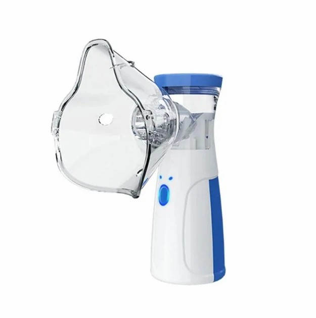 Портативний небулайзер Mesh Nebulizer JSL-W302 ∙ Ультразвуковий ручний інгалятор + 2 маски для домашнього використання - мініатюра 3