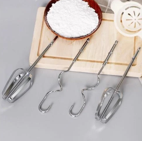 Міксер DOMOTEC R6637 з металевою чашею планетарний/ручний 2 в 1 ∙ Червоний/білий/помаранчевий - мініатюра 6