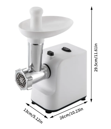 М'ясорубка Domotec R3391 з насадкою для ковбасних виробів, 2000 Вт - мініатюра 5