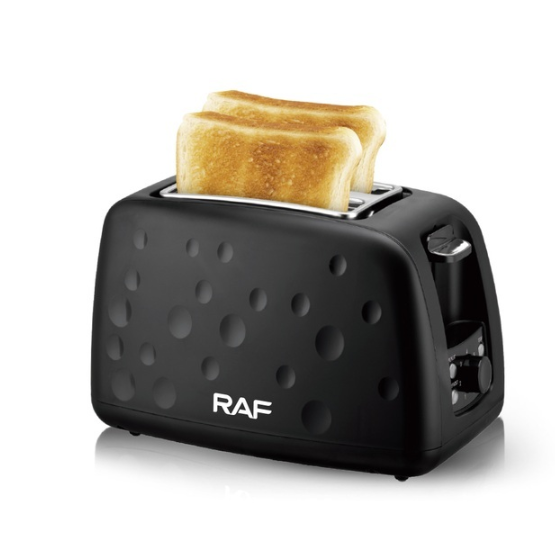 Тостер RAF R.502 на 2 скибочки з функцією розморожування та підігріву, 930 Вт