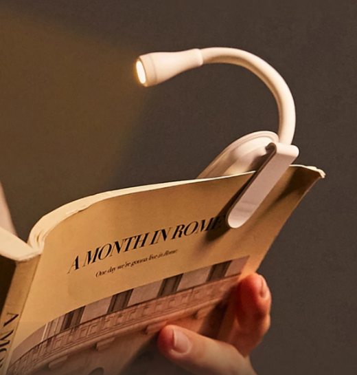 Акумуляторна LED лампа на прищіпці для читання книг - мініатюра 4