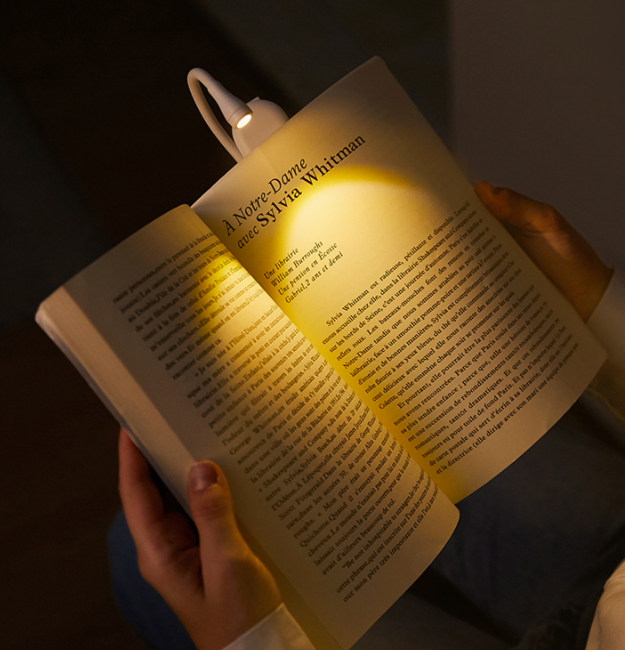 Акумуляторна LED лампа на прищіпці для читання книг - мініатюра 7