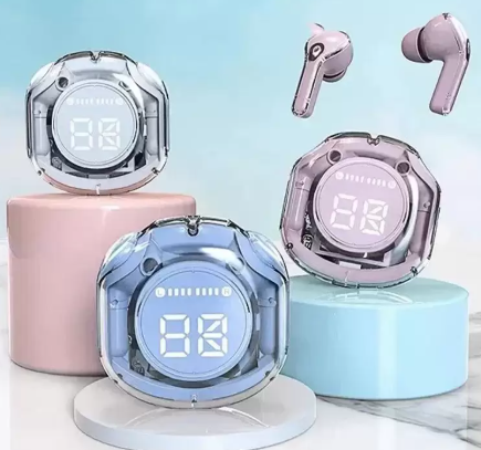 Бездротові навушники TWS Ultrapods Pro Air39 Bluetooth у зарядному кейсі з цифровим дисплеєм - мініатюра 6