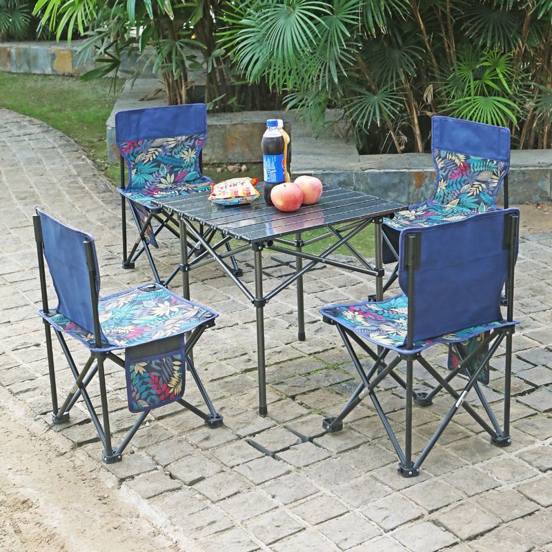Набір складних меблів Стіл + 2 стільці для туризму, кемпінгу та відпочинку - мініатюра 4