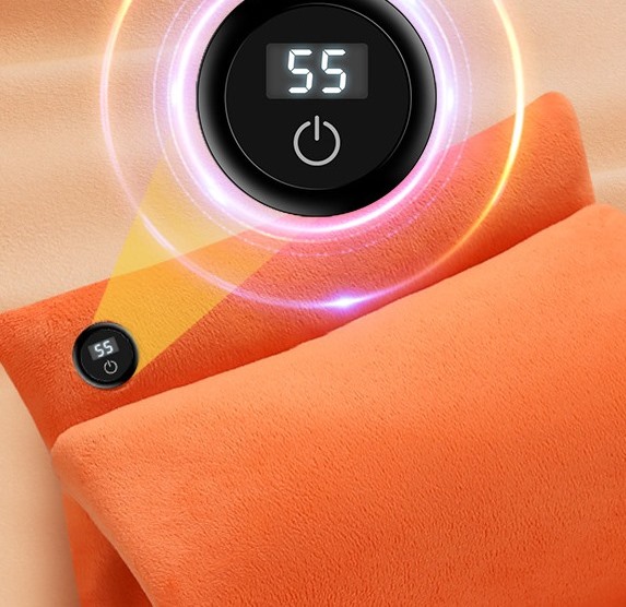 Грелка - муфта для рук з датчиком нагріву ∙ Електричний зігріваючий килимок трансформер USB - мініатюра 3