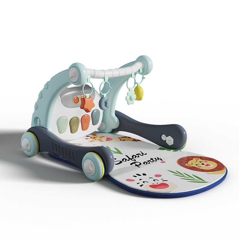 Ходунки з килимком для малюків Baby Steps з музичним центром, бізабордом, піаніно та Bluetooth підключенням + пульт ДК