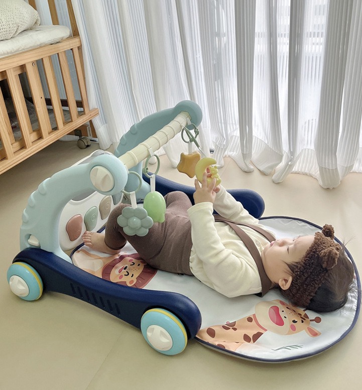 Ходунки з килимком для малюків Baby Steps з музичним центром, бізабордом, піаніно та Bluetooth підключенням + пульт ДК - мініатюра 7