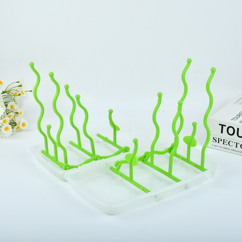 Складна підставка для сушіння дитячих пляшечок, склянок, посуду ∙ Кухонна сушарка Drying rack - мініатюра 2