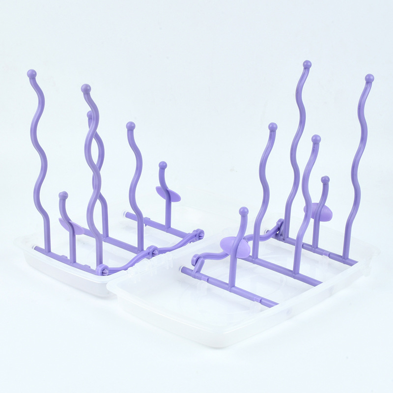 Складна підставка для сушіння дитячих пляшечок, склянок, посуду ∙ Кухонна сушарка Drying rack - мініатюра 3