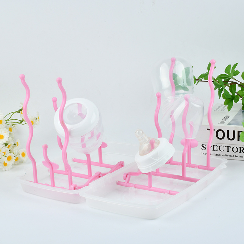 Складна підставка для сушіння дитячих пляшечок, склянок, посуду ∙ Кухонна сушарка Drying rack - мініатюра 4