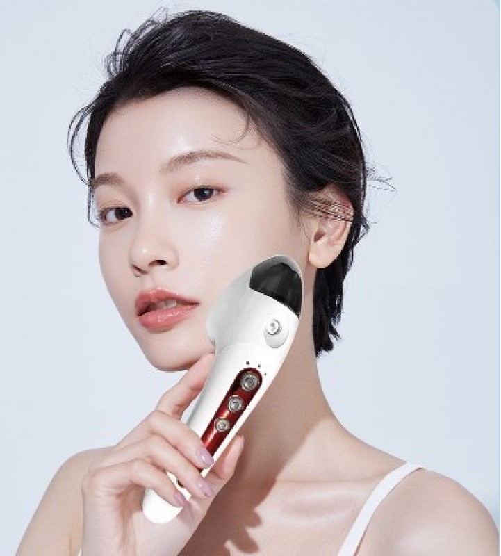 Масажер - зволожувач для обличчя SKIN IRONING XL-2308 з мікрострумами - мініатюра 2