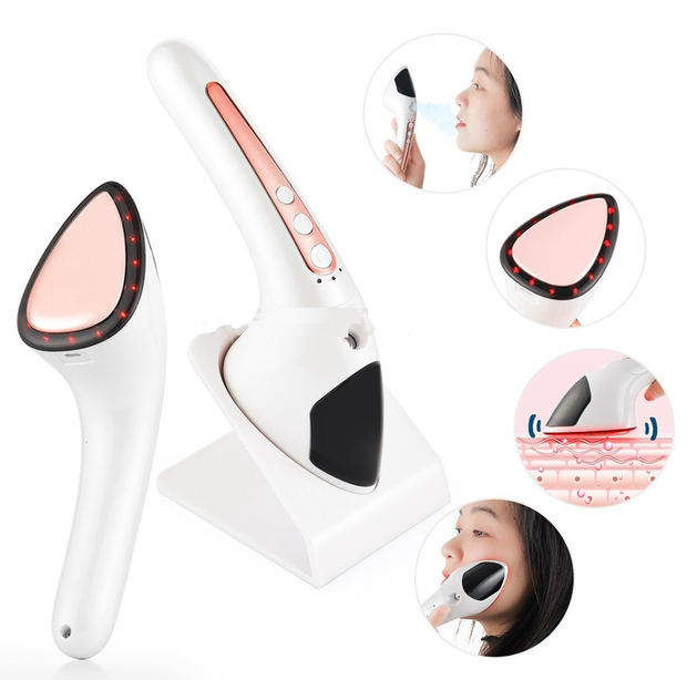 Масажер - зволожувач для обличчя SKIN IRONING XL-2308 з мікрострумами - мініатюра 5