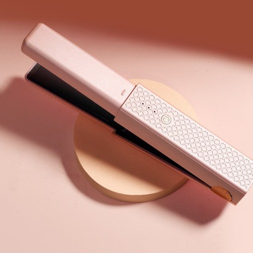 Бездротова акумуляторна плойка LSM-637 Праска для випрямлення волосся - мініатюра 2