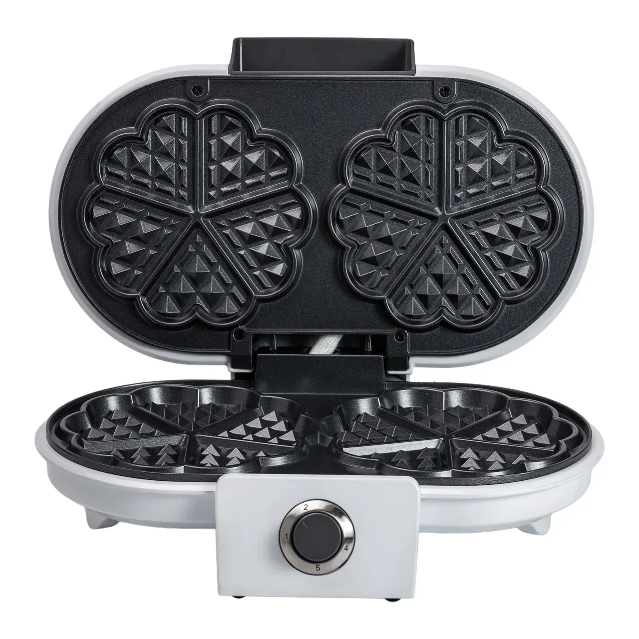 Вафельниця для бельгійських вафель 1200 Вт Sokany KJ-510 у формі серця, 10 шт ∙ Антипригарне покриття - мініатюра 9