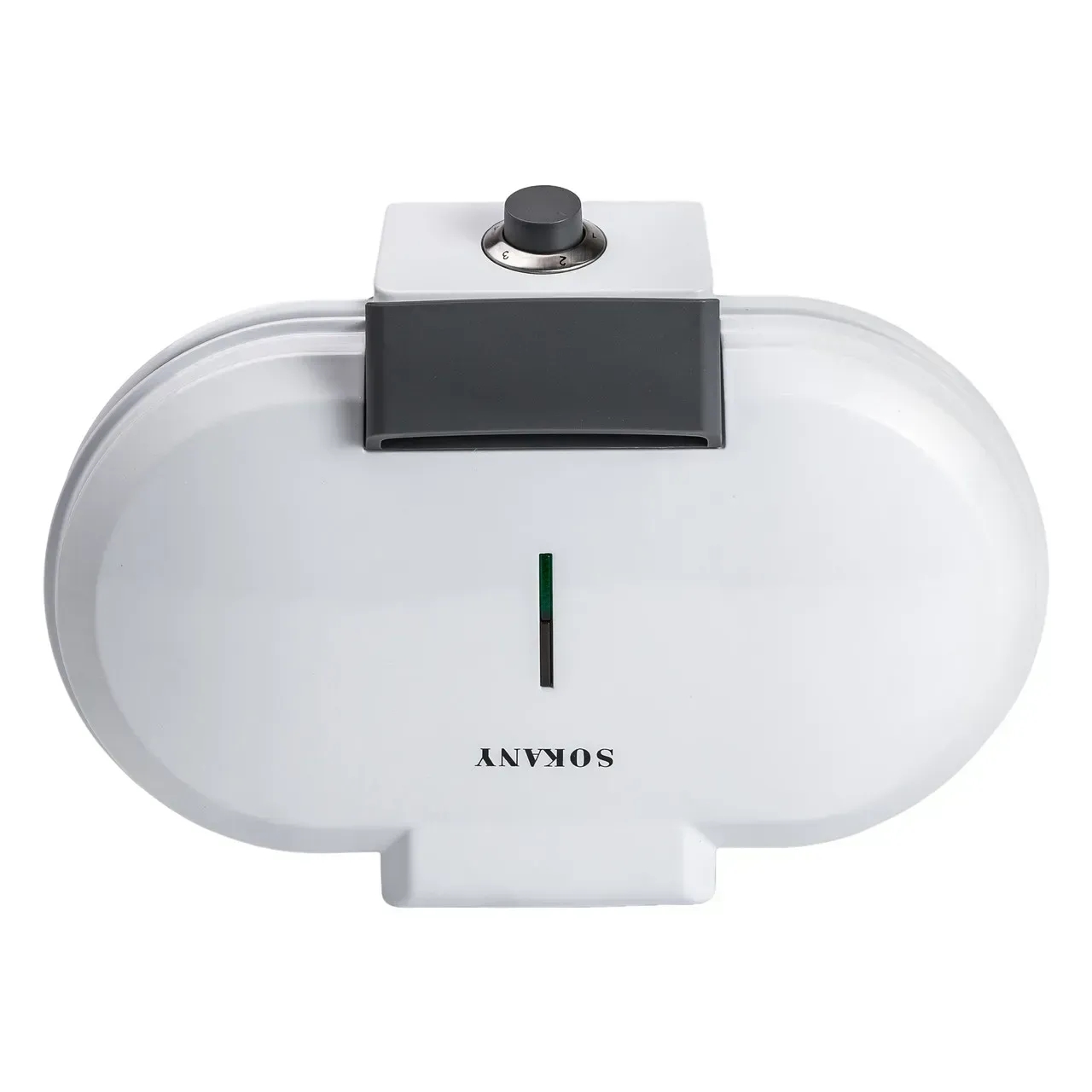 Вафельниця для бельгійських вафель 1200 Вт Sokany KJ-510 у формі серця, 10 шт ∙ Антипригарне покриття - мініатюра 10