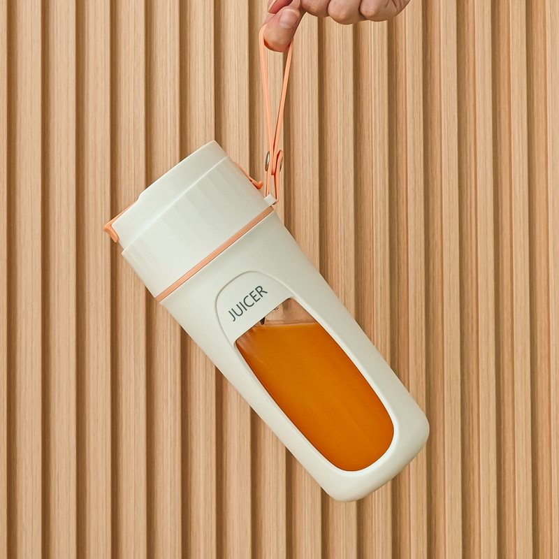 Портативний міні блендер - соковитискач JUICER KS-FSV8 W14 з USB зарядкою, 340 мл - мініатюра 3