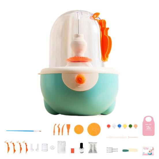 Дитяче гончарне коло Набір для творчості та ліплення Міні гончарна майстерня - мініатюра 3